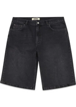 Woodbird Rami Crow Shorts - Black Vintage