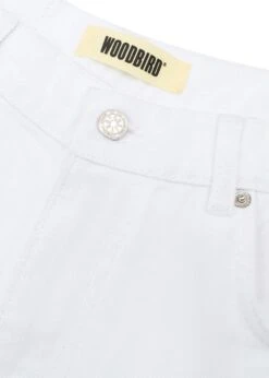 Woodbird Rami White Jeans - White -Butler Loftet Butik Rami White Jeans White Woodbird 3
