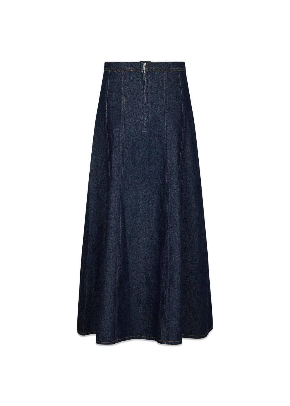 Neo Noir Raya Denim Skirt - Dark Blue 4 Neo Noir Raya Denim Skirt - Dark Blue - Billede 2