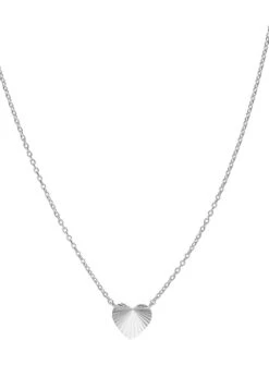Reflection Heart Necklace - Sterling Silver