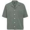Oscar Jacobson Reg Fit Cuban SS Seersucker Shirt - Balsam Green -Butler Loftet Butik Reg Fit Cuban SS Seersucker Shirt Balsam Green Oscar Jacobson ea6ab22c