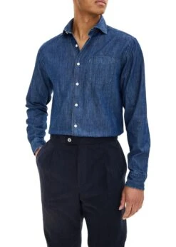 Oscar Jacobson Reg Fit Wide Spread - Midnight Blue 7 Oscar Jacobson Reg Fit Wide Spread - Midnight Blue -Butler Loftet Butik Reg Fit Wide Spread Midnight Blue Oscar Jacobson 3