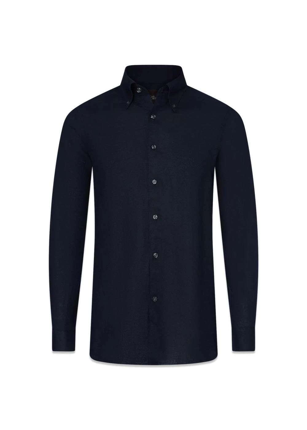 Oscar Jacobson Regular Fit Signature Linen - Navy 3 Oscar Jacobson Regular Fit Signature Linen - Navy