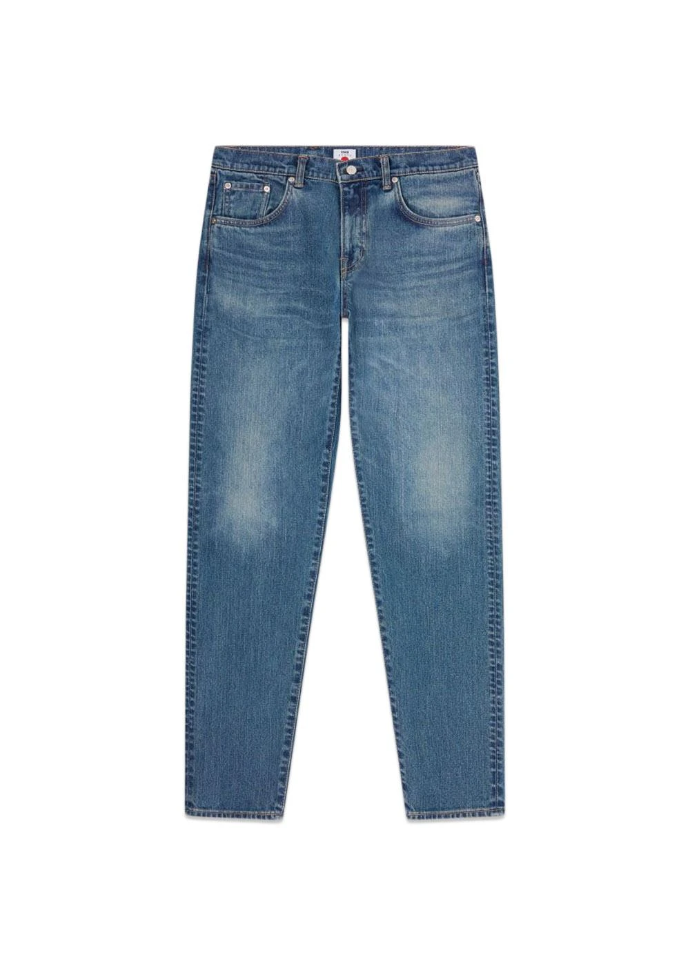 Edwin Regular Tapered Jeans - Blue Mid Used 3 Edwin Regular Tapered Jeans - Blue Mid Used