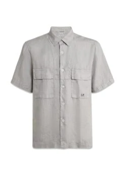 C.P. Company SHIRTS - SHORT SLEEVE - Drizzle Grey