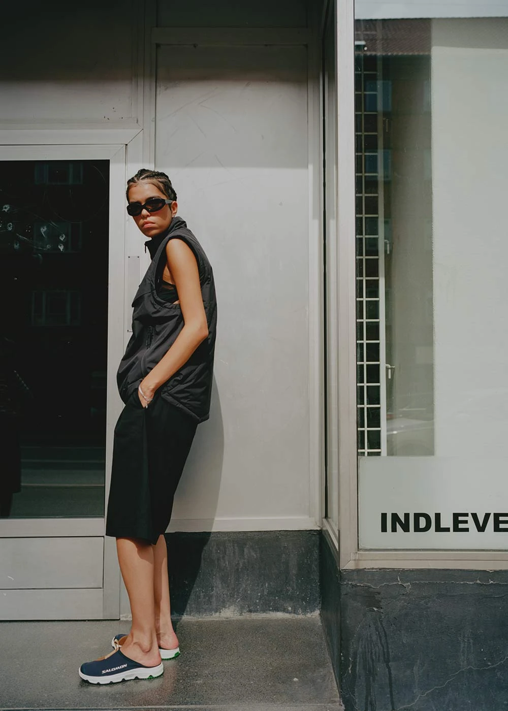 Salomon SHOES RX SLIDE 3.0 Dark Sapphire/Rubber - Dark Sapphire/Rubber/Jolly Green 8 Salomon SHOES RX SLIDE 3.0 Dark Sapphire/Rubber - Dark Sapphire/Rubber/Jolly Green - Billede 6