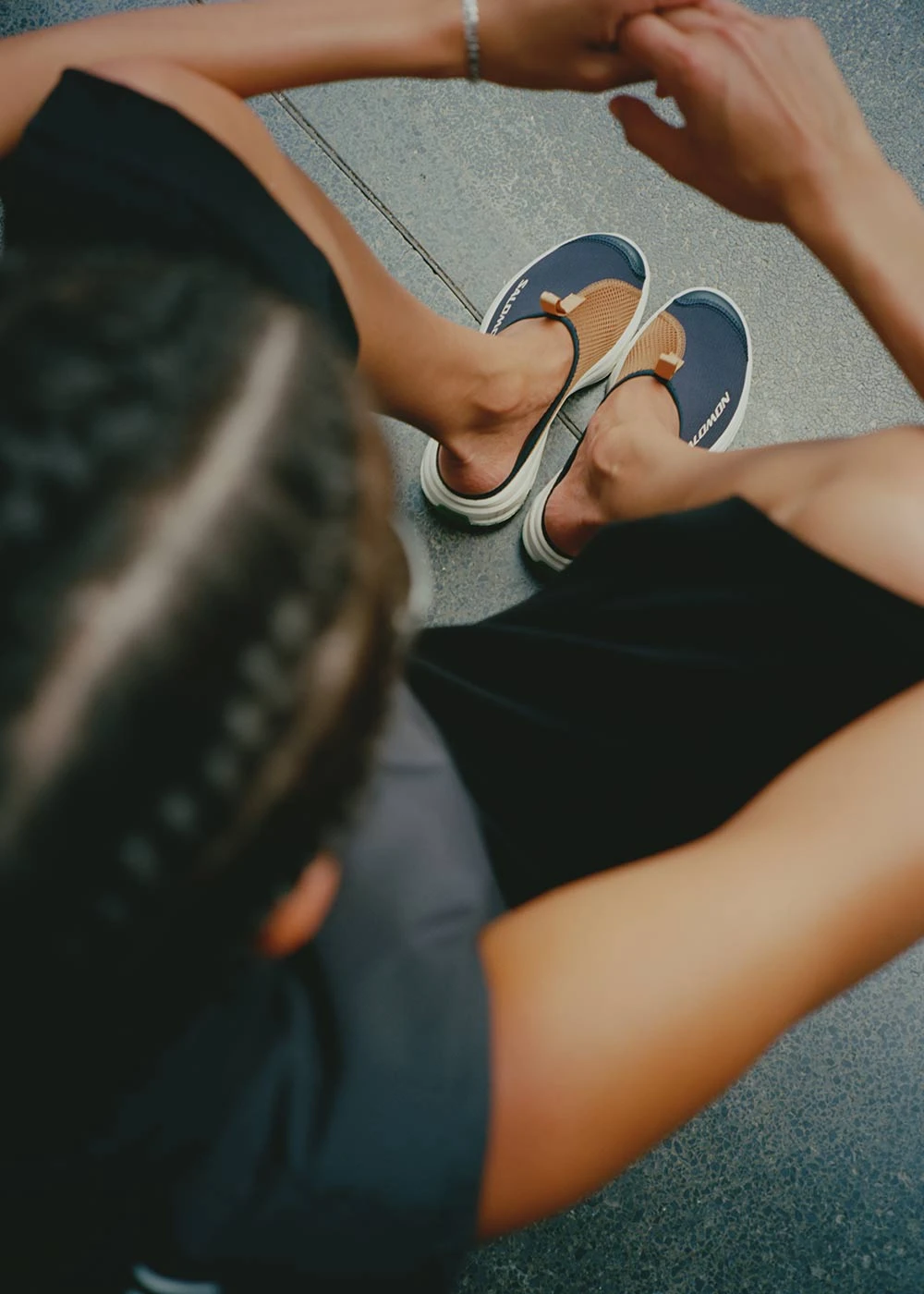 Salomon SHOES RX SLIDE 3.0 Dark Sapphire/Rubber - Dark Sapphire/Rubber/Jolly Green 10 Salomon SHOES RX SLIDE 3.0 Dark Sapphire/Rubber - Dark Sapphire/Rubber/Jolly Green - Billede 8