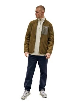 Foret SILENCE FLEECE JACKET - Army -Butler Loftet Butik SILENCE FLEECE JACKET Army Foret 2