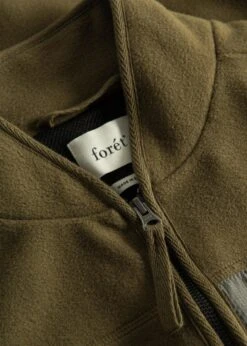 Foret SILENCE FLEECE JACKET - Army -Butler Loftet Butik SILENCE FLEECE JACKET Army Foret 3