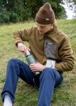 Foret SILENCE FLEECE JACKET - Army -Butler Loftet Butik SILENCE FLEECE JACKET Army Foret 6