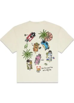 SUNBURN TEE - Cream -Butler Loftet Butik SUNBURN TEE Cream Pas de Mer 2