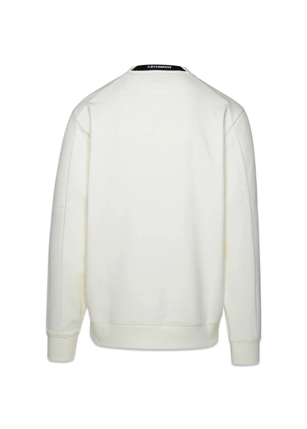 C.P. Company SWEATSHIRTS - CREW NECK - Gauze White 4 C.P. Company SWEATSHIRTS - CREW NECK - Gauze White - Billede 2