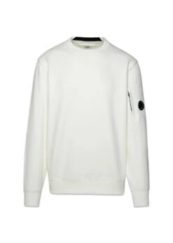 C.P. Company SWEATSHIRTS - CREW NECK - Gauze White