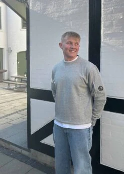 C.P. Company SWEATSHIRTS CREW NECK - Greystone -Butler Loftet Butik SWEATSHIRTS CREW NECK Greystone C P Company 2