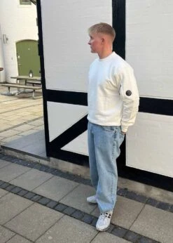 C.P. Company SWEATSHIRTS CREW NECK - White -Butler Loftet Butik SWEATSHIRTS CREW NECK White C P Company 5