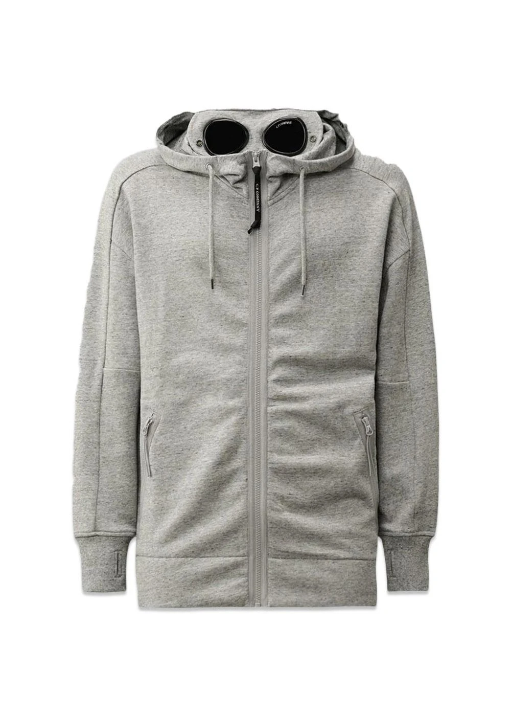 C.P. Company SWEATSHIRTS HOODED OPEN DIAGONAL - Greystone 3 C.P. Company SWEATSHIRTS HOODED OPEN DIAGONAL - Greystone