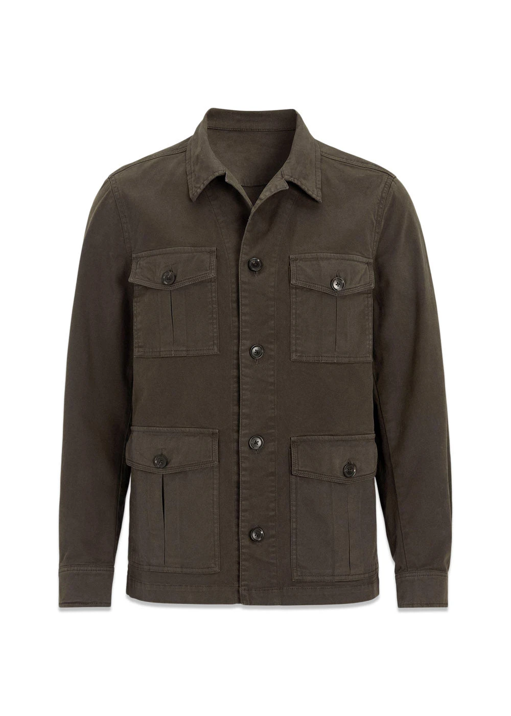 Oscar Jacobson Safari Shirt Jacket - Army Green 3 Oscar Jacobson Safari Shirt Jacket - Army Green