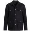 Oscar Jacobson Safari Shirt Jacket - Navy