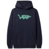 Scratch Applique Pullover Hoodie - Deep Navy -Butler Loftet Butik Scratch Applique Pullover Hoodie Deep Navy Butter Goods