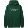 Scratch Applique Pullover Hoodie - Pine 1 Scratch Applique Pullover Hoodie - Pine -Butler Loftet Butik Scratch Applique Pullover Hoodie Pine Butter Goods