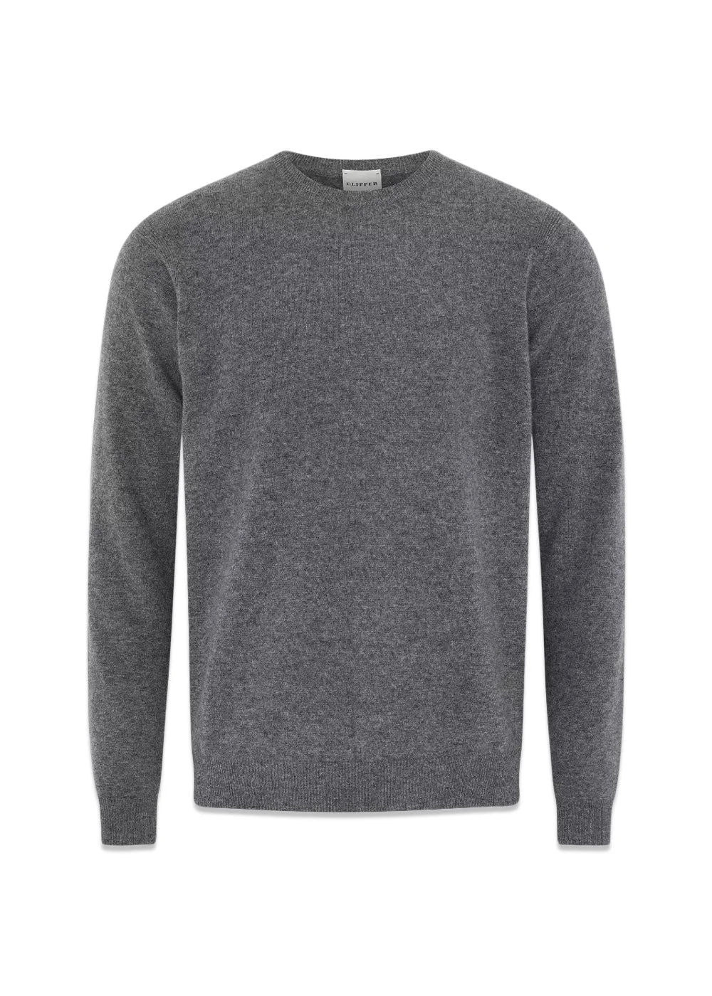 Clipper Sheffield O-Neck - Cobble Stone Mel 3 Clipper Sheffield O-Neck - Cobble Stone Mel