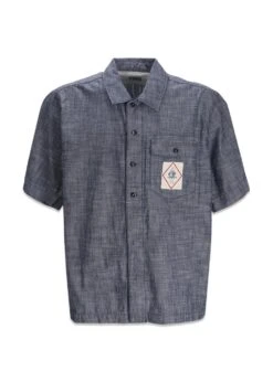 C.P. Company Short Sleeve Chambray 4.75 Oz - Chambray