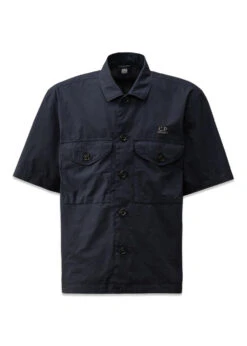 C.P. Company Short Sleeve Popeline - Navy
