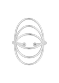 Silhouette Ring Adj - Silver