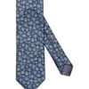 ETON Silk Tie Floral - Navy Blue -Butler Loftet Butik Silk Tie Floral Navy Blue Eton