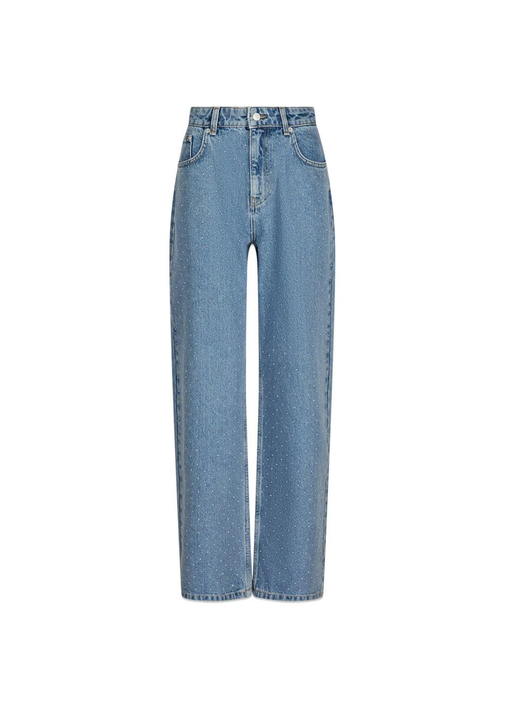 Neo Noir Simona Bedazzled Pants - Stonewash 3 Neo Noir Simona Bedazzled Pants - Stonewash