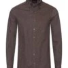Oscar Jacobson Slim Fit BD Flannel - Dusk Brown 2 Oscar Jacobson Slim Fit BD Flannel - Dusk Brown -Butler Loftet Butik Slim Fit BD Flannel Dusk Brown Oscar Jacobson