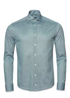 ETON Slim-Pique Shirt - Green