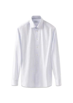 ETON Slim Poplin Shirt - Light Blue