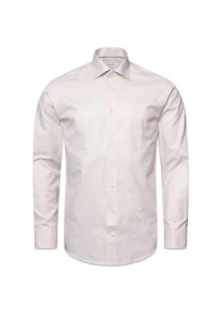ETON Slim Stripped Signature Oxford Shirt - Brown