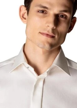 ETON Slim - Twill Tuxedo - Creme -Butler Loftet Butik Slim Twill Tuxedo Creme Eton 3