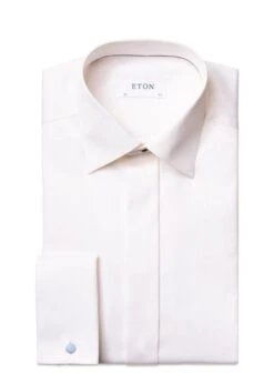 ETON Slim - Twill Tuxedo - Creme -Butler Loftet Butik Slim Twill Tuxedo Creme Eton 5