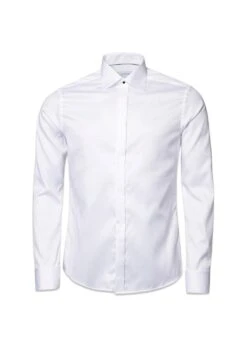 ETON Slim - Twill Tuxedo - White