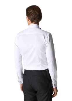 ETON Slim - Twill Tuxedo - White 11 ETON Slim - Twill Tuxedo - White -Butler Loftet Butik Slim Twill Tuxedo White Eton 4