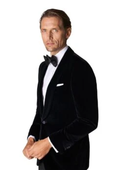 ETON Slim - Twill Tuxedo - White 12 ETON Slim - Twill Tuxedo - White -Butler Loftet Butik Slim Twill Tuxedo White Eton 5