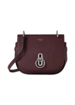 Mulberry Small Amberley Satchel SCG - Black Cherry