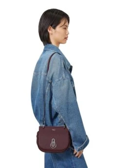 Mulberry Small Amberley Satchel SCG - Black Cherry -Butler Loftet Butik Small Amberley Satchel SCG Black Cherry Mulberry 3