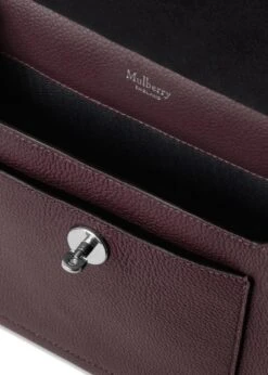 Mulberry Small Antony N (Leather Strap) SCG - Black Cherry -Butler Loftet Butik Small Antony N Leather Strap SCG Black Cherry Mulberry 4