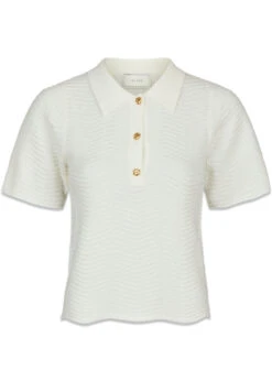 Neo Noir Soko Wave Knit Tee - Off White