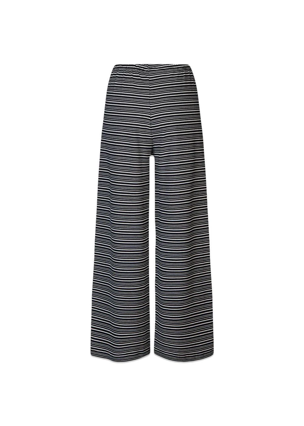 Steffi Pants - Black/Off White Stripe 5 Steffi Pants - Black/Off White Stripe - Billede 3