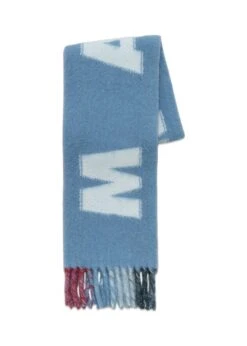 Marni Striped Alpaca Wool - Blue Lilac