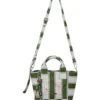 Becksöndergaard Stripie Canvas Gabby Bag - Banana Palm Green -Butler Loftet Butik Stripie Canvas Gabby Bag Banana Palm Green BeckSondergaard