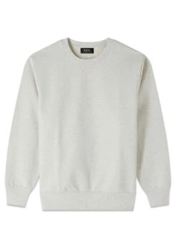 A.P.C. Sweat Label H - Ecru/Chine
