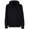 C.P. Company Sweatshirts-Hooded Open - Black -Butler Loftet Butik Sweatshirts Hooded Open Black C P Company ffcde3c2
