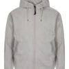 C.P. Company Sweatshirts-Hooded Open - Grey Melang -Butler Loftet Butik Sweatshirts Hooded Open Grey Melang C P Company