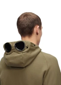 C.P. Company Sweatshirts-Hooded Open - Lead Grey -Butler Loftet Butik Sweatshirts Hooded Open Lead Grey C P Company 3